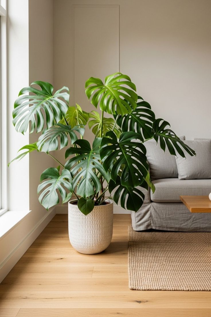 Beautiful Monstera plant